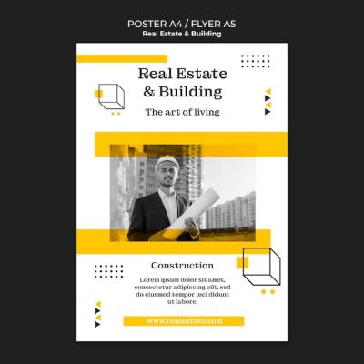 Real Estate and Building Template Design – Free Download