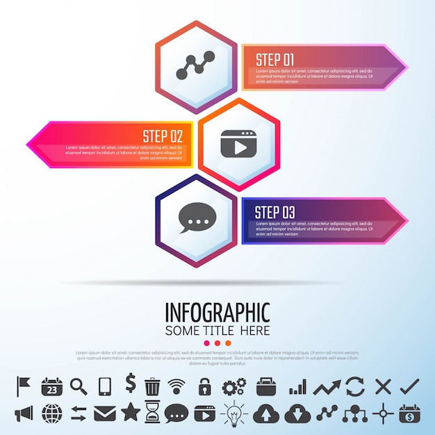 Arrow Infographics Design Template – Free Download