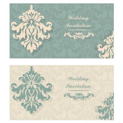 Ornamental Wedding Invitation – Free Download