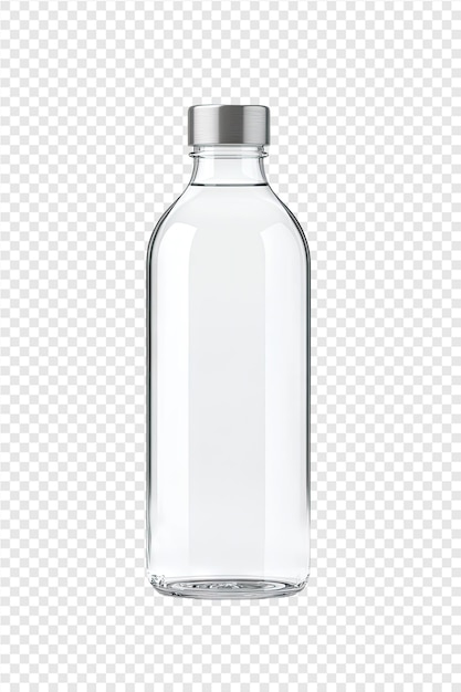 A Clear Bottle of Liquid on White Background – Free Download