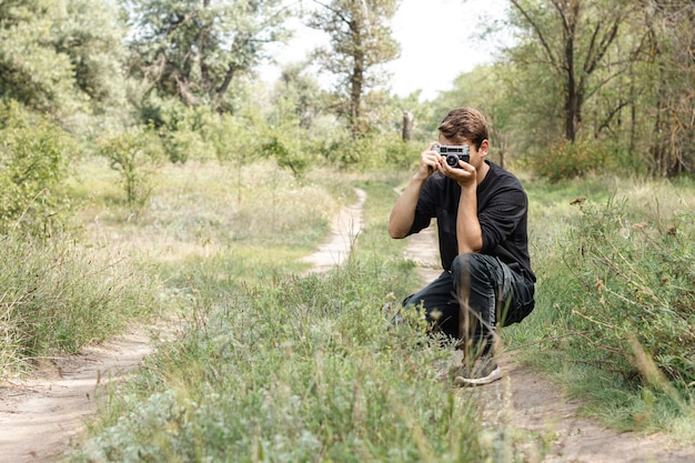 Young Guy Capturing Nature Moments – Free Stock Photo, Download for Free