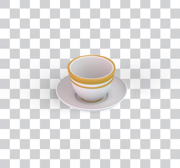 Turkish Coffee Cup from the Back Side – Free Download