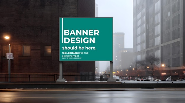 Outdoor Billboard Mockup – Free Stock Photo for Download