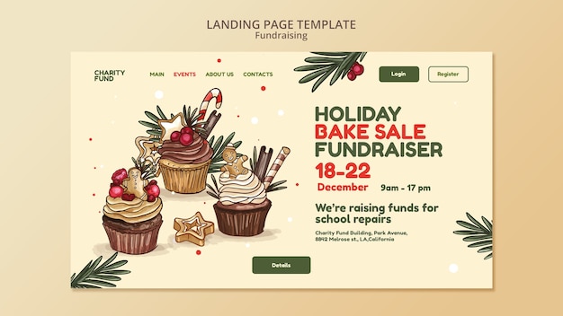 Fundraising Template Design – Download Free Stock Photo