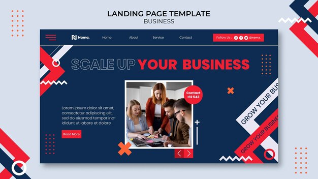 Business Concept Web Template – Free Download