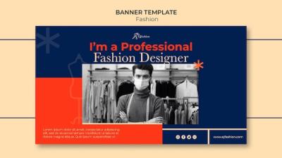 Fashion Banner Template with Photo – Free Download