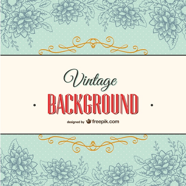 Vintage Floral Ornaments Background – Free Stock Photo for Download