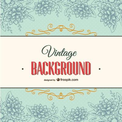 Vintage Floral Ornaments Background – Free Stock Photo for Download