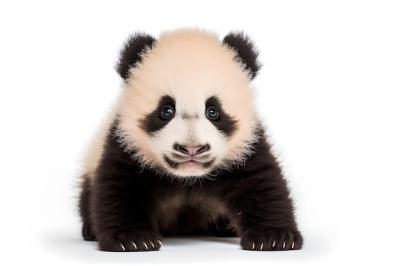 Panda Cub on a White Background – Free Stock Photo, Download for Free