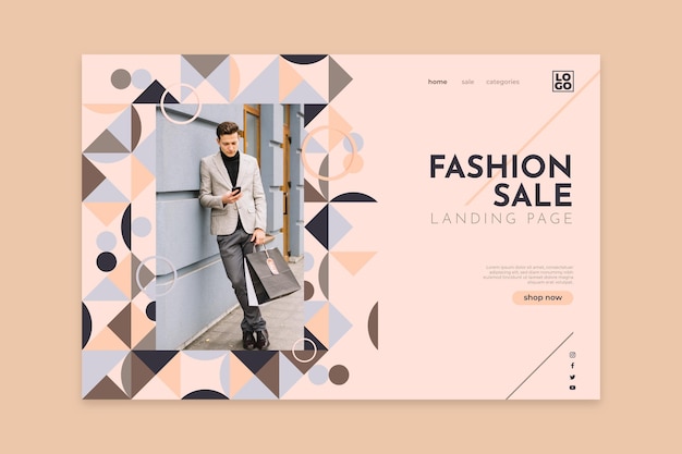 Fashion Sale Landing Page – Free Download