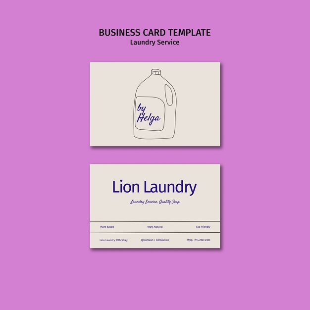 Laundry Service Template Design – Free Download