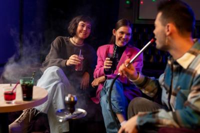 People Enjoying a Night Out Together – Free to Download Stock Photo