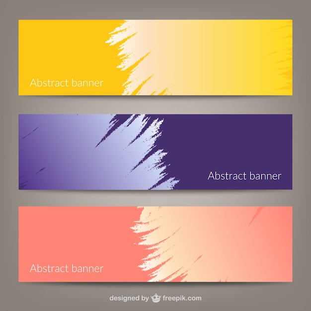 Abstract Banner Templates for Your Creative Projects – Free Download