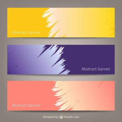 Abstract Banner Templates for Your Creative Projects – Free Download