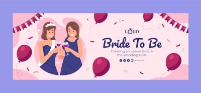 Bachelorette Party Facebook Cover Template – Free to Download