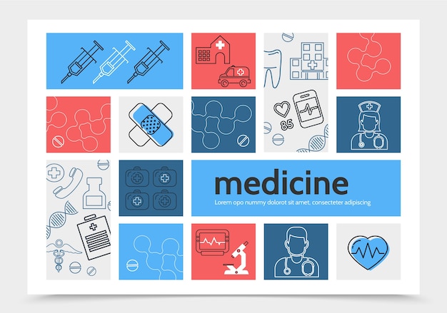 Medicine Infographic Template – Free Download