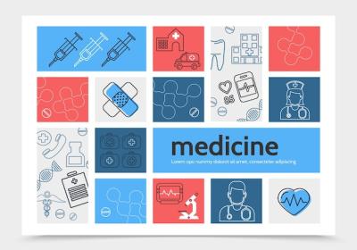 Medicine Infographic Template – Free Download