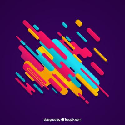 Colorful Rounded Shapes: Abstract Background – Free Stock Photo, Download for Free