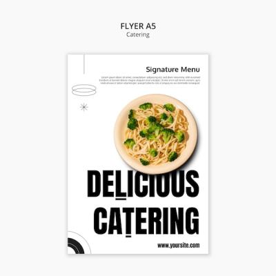 Catering Template Design – Free Download