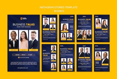 Business Instagram Stories Design Template – Free to Download