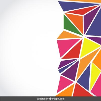 Colorful Triangle Background – Free Download for Stunning Vector Templates