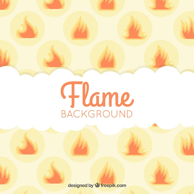 Flames Background in Flat Design – Free Stock Photo, Download Free