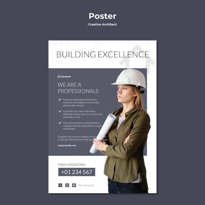 Creative Architect Poster – Free Download