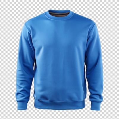 Blank Blue Sweatshirt on Transparent Background – Free Download