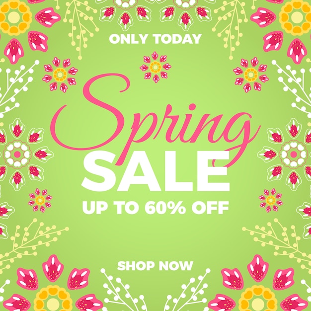 Spring Sale Vector Templates – Download Free Stock Photo