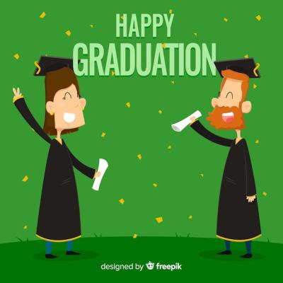 Graduation Hat Vector Template – Free Download