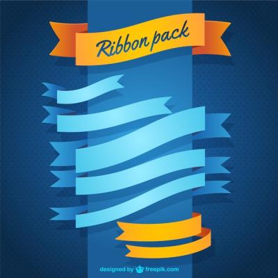 Ribbons Design Pack – Free Download of Stunning Vector Templates