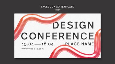 Design Conference Facebook Template – Free Download