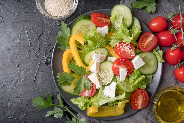 Delicious Salad Ready to Be Served – Free Download