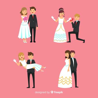 Wedding Couple Collection – Free Stock Photos for Download