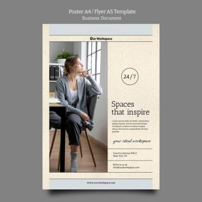 Business Document Banner Design Template – Free to Download