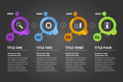 Timeline Infographic with Text Space and Animation Design – Free Download