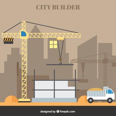 A Crane on the Construction of a Building – Free to Download