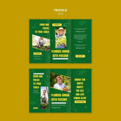 Farm Template Design – Free to Download High-Quality PSD Templates