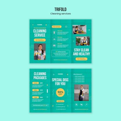 Professional Cleaning Services Template Design – Download Free Stock Photo