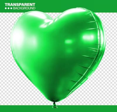 Colorful 3D Rendered Heart Balloon for Festive Events – Free Stock Photo Download