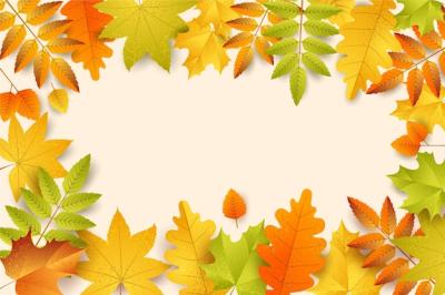 Realistic Autumn Background for Your Creative Projects – Free Download