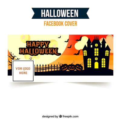 Scary Castle Facebook Cover – Free Download