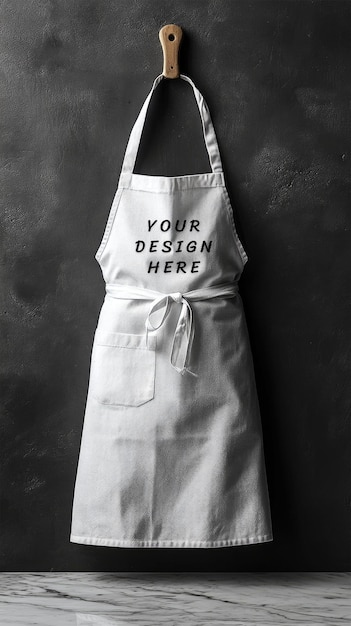 White Apron Mockup – Free Download