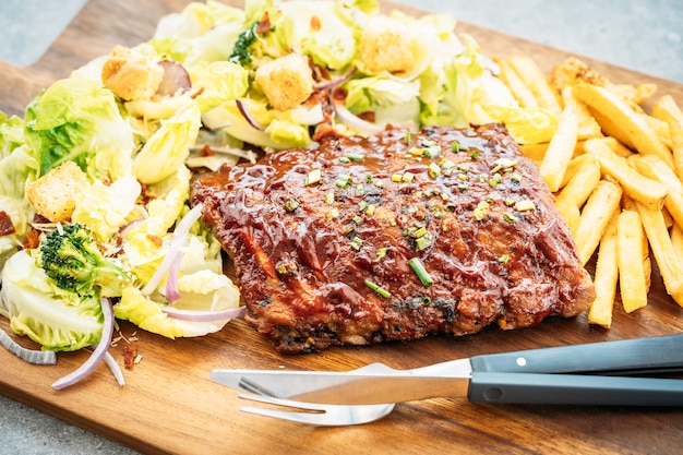 Grilled BBQ Pork Ribs – Free Stock Photo, Download for Free