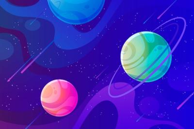 Stunning Gradient Galaxy Background – Free Download