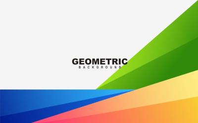 Modern Abstract Background Design of Geometric Shapes – Free Download