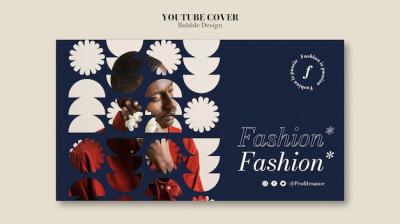 Bubble Design YouTube Cover Template – Free to Download