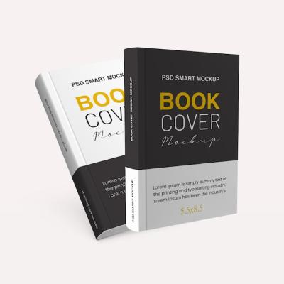 Perspective View Book Cover Mockup Design – Free Download