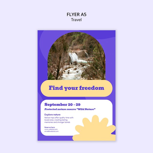 Travel Template Design – Free Download for Stunning PSD Templates