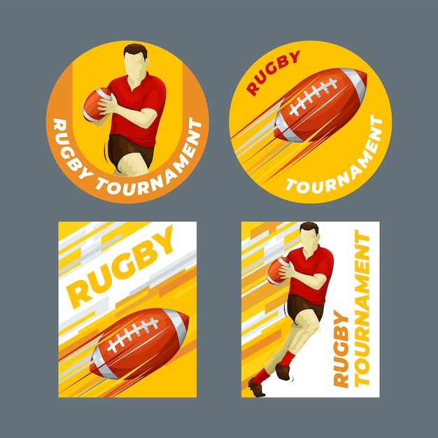 Rugby Template Design – Free Stock Photo for Download